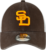 San Diego Padres New Era Mesh Back Trucker Cap