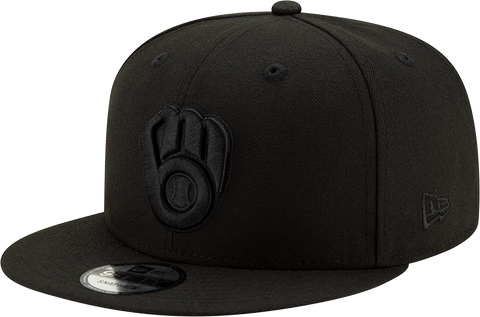 Milwaukee Brewers New Era 9Fifty Snapback Blackout