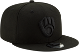 Milwaukee Brewers New Era 9Fifty Snapback Blackout