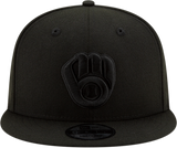 Milwaukee Brewers New Era 9Fifty Snapback Blackout