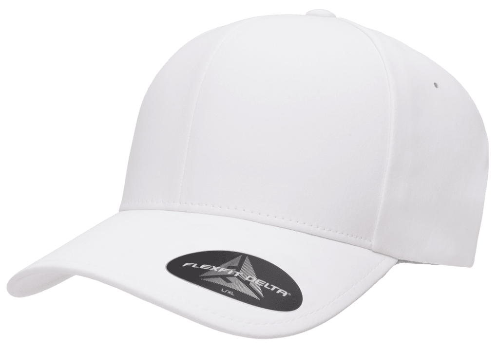FLEXFIT DELTA CAP WHITE More Than Just Caps Clubhouse