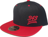 343 Keep It 100 Snapback Black Red