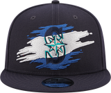 Seattle Mariners New Era 9Fifty Logo Tear Snapback