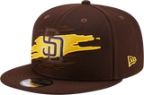 San Diego Padres New Era 9Fifty Logo Tear Snapback