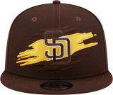 San Diego Padres New Era 9Fifty Logo Tear Snapback