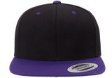 Classics Blank Snapback Cap Black/Purple