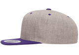 Classics Blank Snapback Cap Heather/Purple