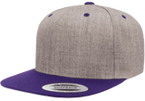 Classics Blank Snapback Cap Heather/Purple