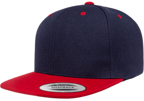 Classics Blank Snapback Cap Navy/Red