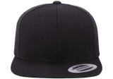Classics Blank Snapback Cap Black