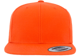 Classics Blank Snapback Cap Orange