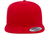 Classics Blank Snapback Cap Red