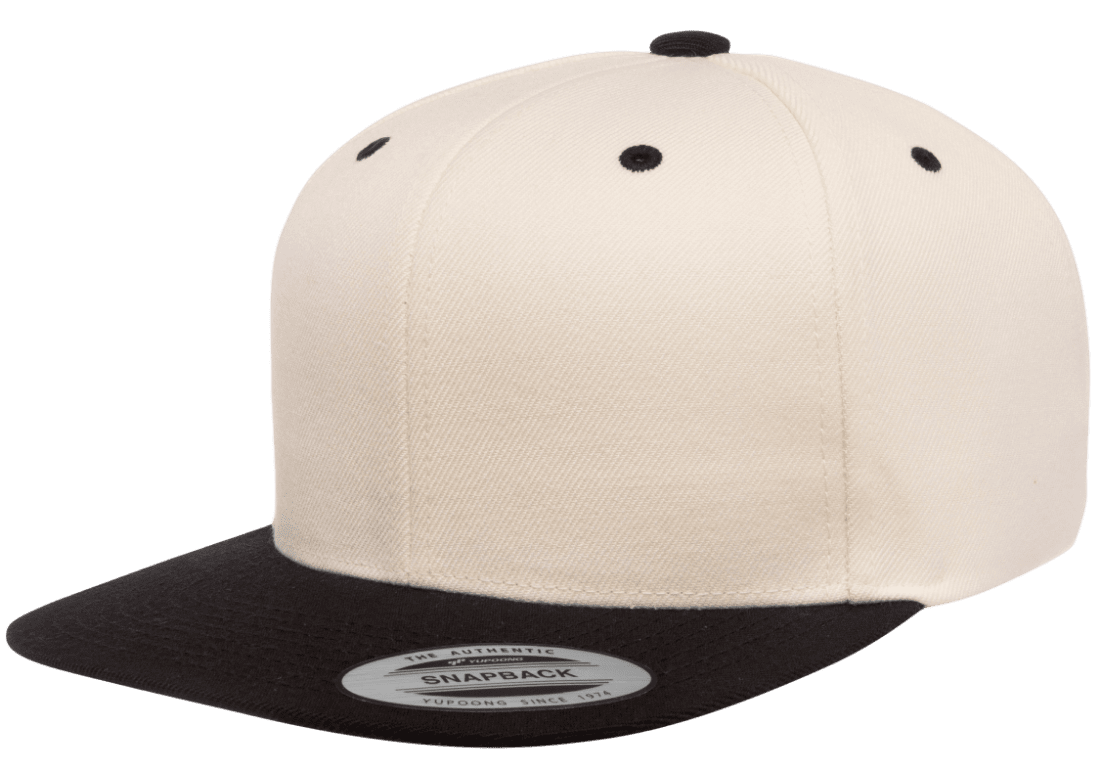 Classics Blank Snapback Cap Natural/Black – More Than Just Caps
