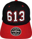 Ottawa Represent 613 Adjustable Cap Black and Red