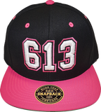 613 Ottawa Snapback Represent Black-Pink