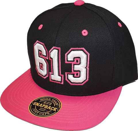 613 Ottawa Snapback Represent Black-Pink