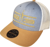 Ottawa Cap Represent Cyber Mesh Back Trucker Snapback Heather Amber Gold