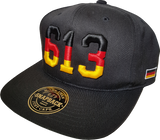 Germany Snapback Cap 613 Black