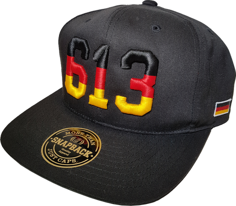 Germany Snapback Cap 613 Black