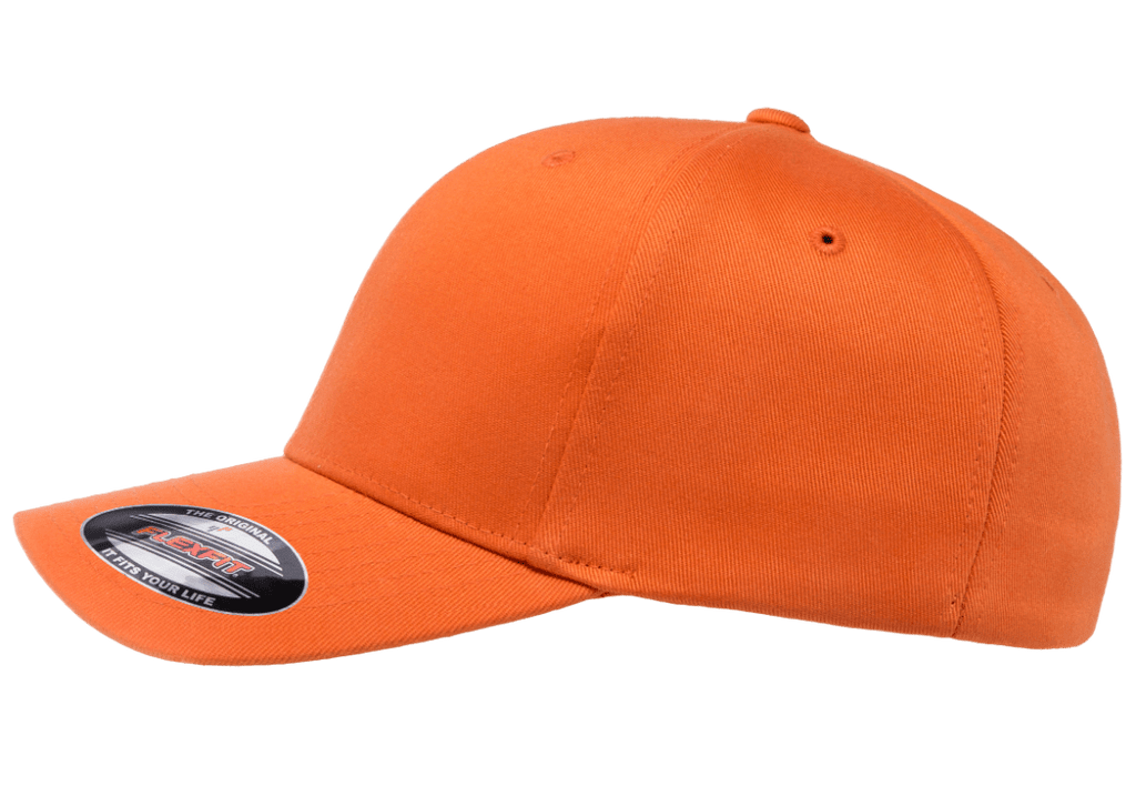 Flexfit Unisex Wooly Combed Cap - L/XL, Orange