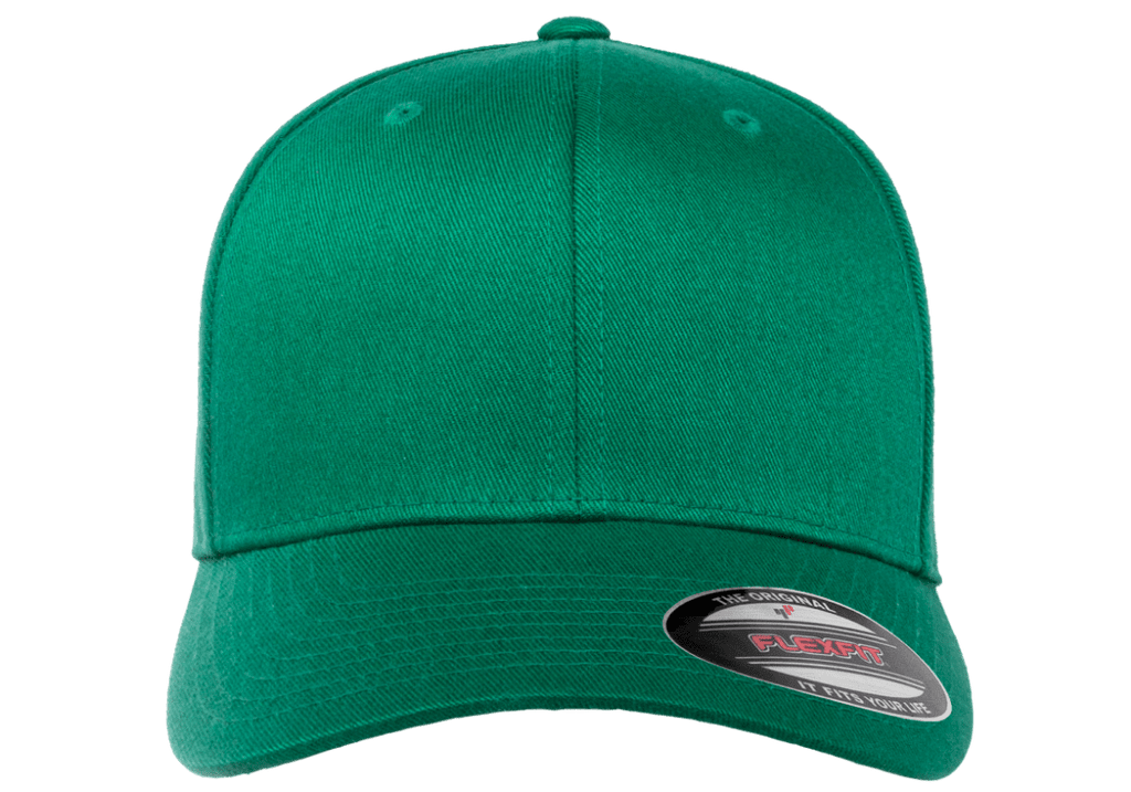 FLEXFIT® Wooly Combed Clubhouse Pepper Green Cap – Than Just Caps More