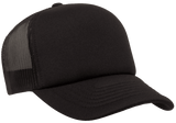 YP CLASSICS® Curved Visor Foam Trucker Cap Black