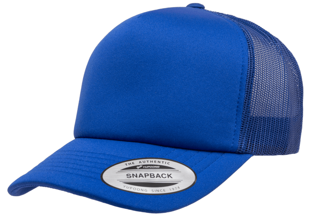 YP CLASSICS® Curved Visor Foam Trucker Cap Royal – More Than Just