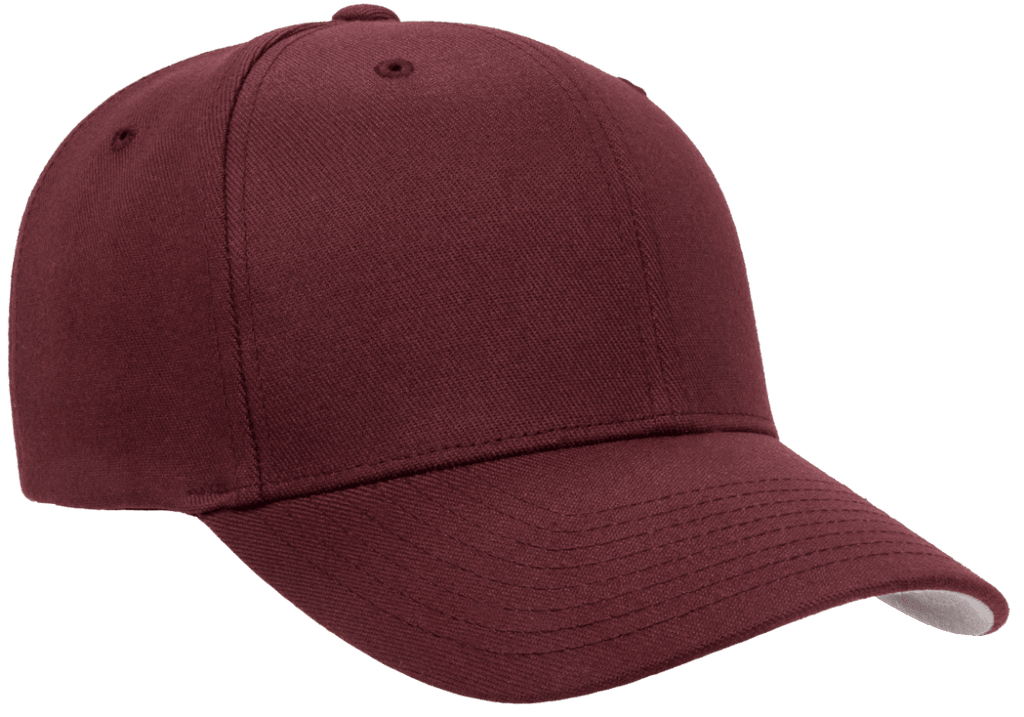 FLEXFIT® Premium Wool Blend Cap Maroon – More Than Just Caps Clubhouse