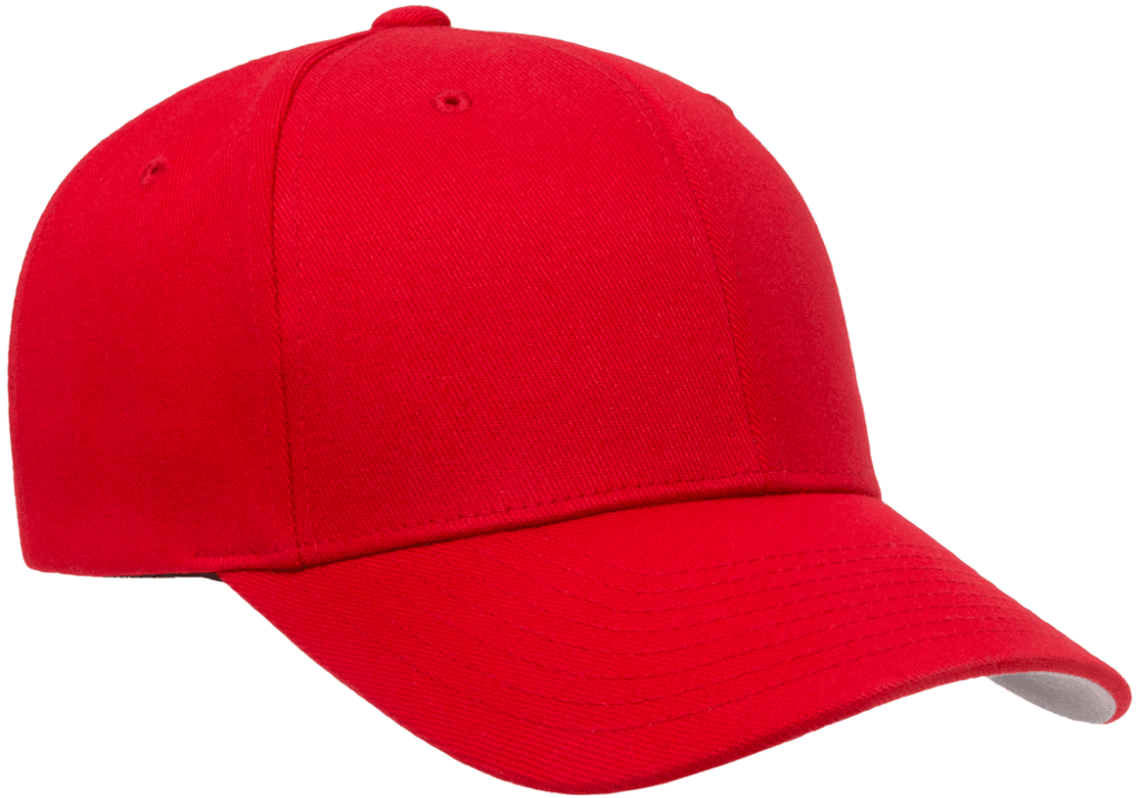 FLEXFIT® Premium Wool Blend Cap Red – More Than Just Caps Clubhouse
