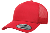 YP CLASSICS® 5-Panel Retro Trucker Cap Red