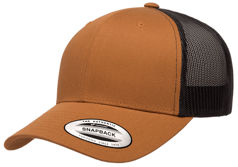 YP Classics Mesh Back Trucker Cap Caramel Black