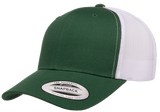 YP Classics Mesh Back Trucker Cap Evergreen White