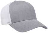 YP Classics Mesh Back Trucker Cap Heather White