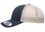 YP Classics Mesh Back Trucker Cap Navy Silver