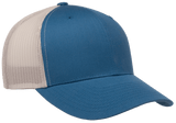 YP Classics Mesh Back Trucker Cap Steel Blue Silver