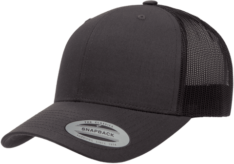 YP Classics Mesh Back Trucker Cap Charcoal