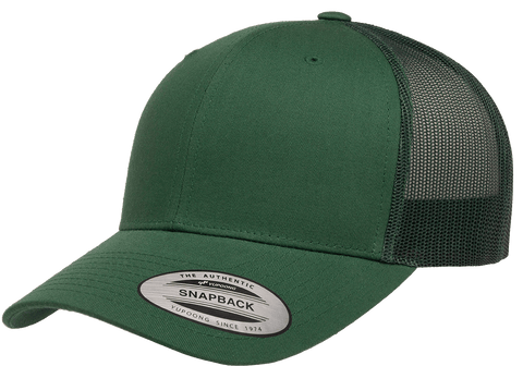 YP Classics Mesh Back Trucker Cap Evergreen