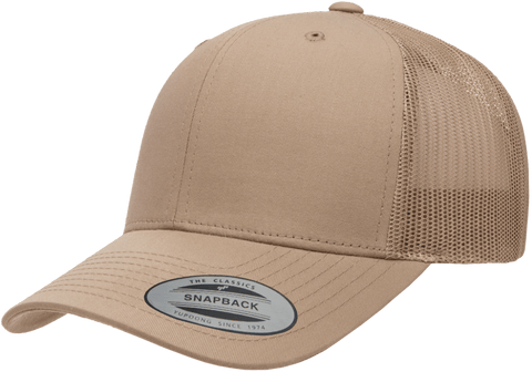 YP Classics Mesh Back Trucker Cap Khaki