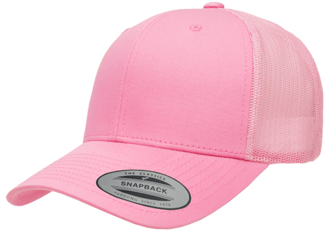 YP Classics Mesh Back Trucker Cap Pink