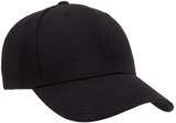 YP CLASSICS® Premium Curved Visor Snapback Black