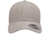 YP CLASSICS® Premium Curved Visor Snapback Heather Grey