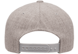 YP CLASSICS® Premium Curved Visor Snapback Heather Grey