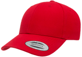 YP CLASSICS® Premium Curved Visor Snapback Red