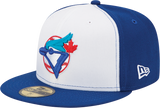 Toronto Blue Jays Cooperstown Authentic Fitted White Front