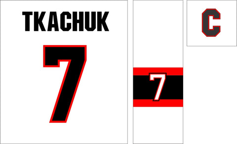 Tkachuk Jersey Cresting