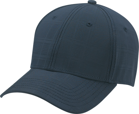 AJM Polyester Plaid And Spandex Adjustable Cap Navy