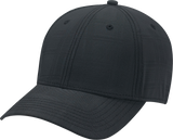 AJM Polyester Plaid And Spandex Stretch Cap Black