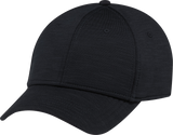 AJM Polyester Marl And Spandex Stretch Fit Cap Black