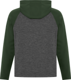 ATC™ Dynamic Heather 2 Tone Polyester Hoodie Charcoal Forest