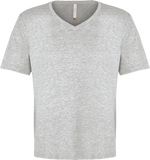 ATC™ EUROSPUN® Ring Spun V-Neck T-Shirt Athletic Grey